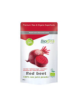 Biotona Red Beet 100% raw juice powder bio 150g
